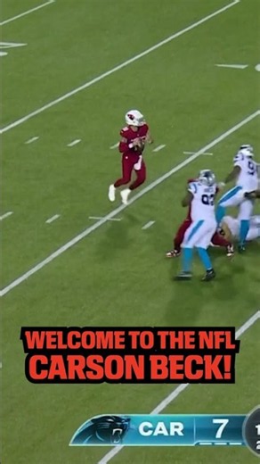 That’s a DIME from Carson Beck! #NFLPreseason | #Panthers #Cardinals