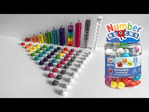Numberblocks - Numberblob Counters | Numberblock Toys | Learn to Count and Multiply | Learn Colours!