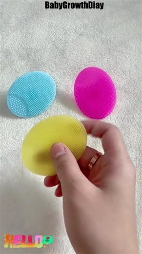 Tired of Cradle Cap and Flaky Scalp? Try This Newborn Silicone Shampoo Brush!#Shorts