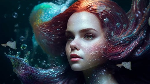 Ai Generated, Mermaid, Fantasy