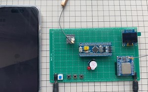 版本1：STM32 短信 定位 时间显示 SOS报警 OLED