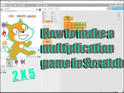 How to make a multiplication math game in Scratch