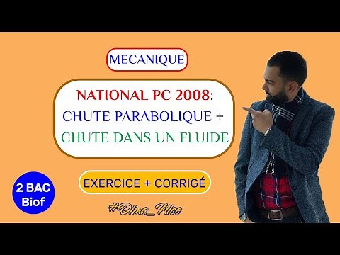 2 BAC Biof - Mécanique (National PC 2008: Exercice + Correction) - Prof Noureddine
