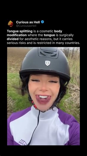 Why Some People Split Their Tongue 👅