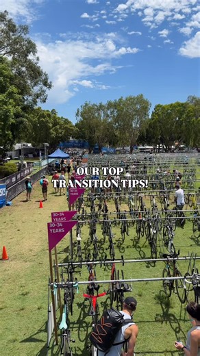 A good transition can *totally* change your race day energy. Here’s are some tips & tricks to help make yours seamless 🙌 #NoosaTri | Noosa Triathlon