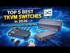 Top 5 Best KVM Switches in 2026 🖥️🔀 | Control Multiple PCs with One Setup