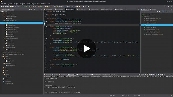 Ive been working on a 2D Game Engine in Java This project is teaching me so much on concepts like libraries, GPU programming, Keybinding, Rendering, etc. Im finished with texture loading. Currently… | Akadinso Osuagwu