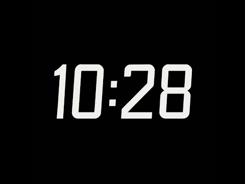 10 Hour 28 Minute Stopwatch Timer ⏱️ | Long Duration Countdown