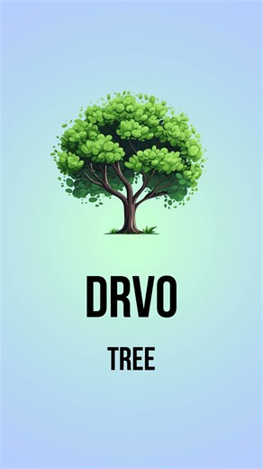 Learn Serbian ★ Drvo - Tree #shorts