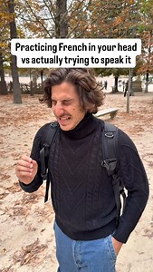 The moment your brain goes blank 😂 #French #LearnFrench #Paris #Humor | AT Frenchies