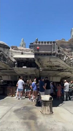 Seeing the life size Millennium Falcon never gets old!