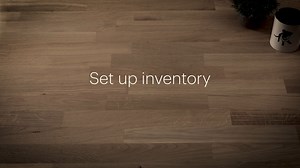 Set up inventory | Retail