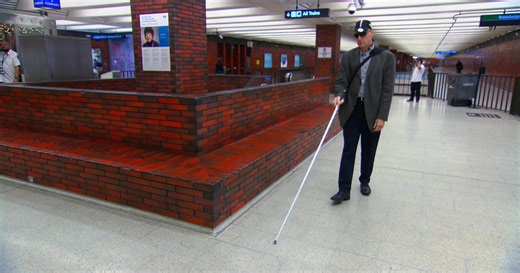 Architect still designing after going blind