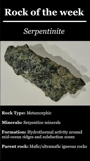 Rock of the Week: Serpentinite