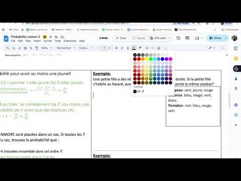 Probabilités avec permutations et combinaisons