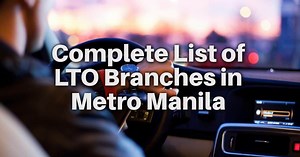 53 LTO Branches in Metro Manila – Find LTO Branch near you!