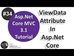 (#34) ViewData Attribute in Asp.Net Core | ViewData vs ViewDataAttribute | Asp.Net Core tutorial
