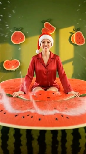 This Jelly Watermelon Bed Looks Too Juicy 🍉🍬 ASMR#asmr #asmrvideo