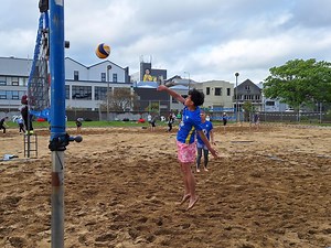 Life’s a beach for volleyball players
