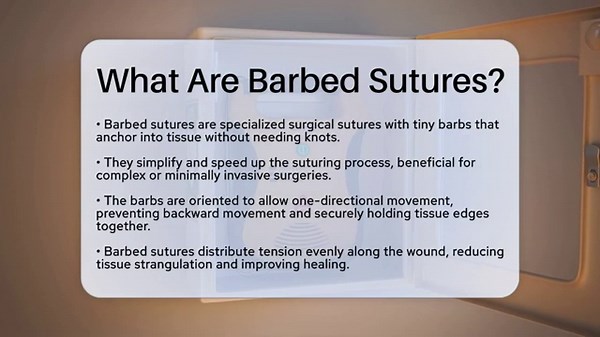 What Are Barbed Sutures? - First Response Medicine