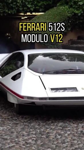 1970 FERRARI 512S MODULO V12 ONE-OFF CONCEPT #ferrari #classiccar #v12 #conceptcar #sportscar #supercar #fyp #exhaust #coolcar #wedgecar