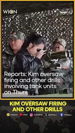 N Korean Leader Kim and His Daughter Ride a Tank Together | WION Shorts