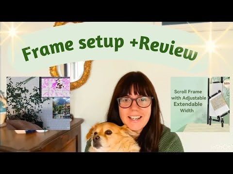 Trying the Extendable Cross Stitch Frame from The Painting Fairy (First Impressions & Assembly)