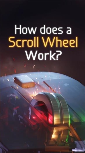 How do Scroll Wheels Work? #mouse #howitworks