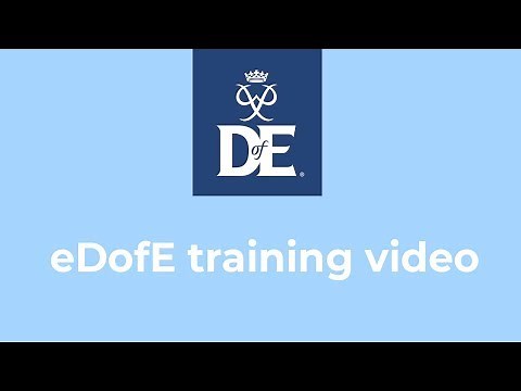 eDofE | How to add a programme planner