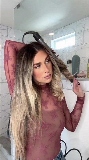 Dyson Airwrap Curls ✨ #hairtutorial #dysonairwrap #hairstyle yle