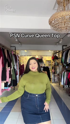 Confidence Boost with PSN Curve Queen Top