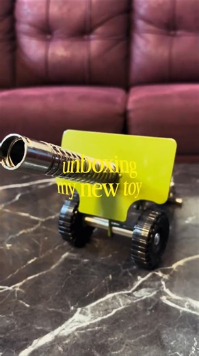Mini Spring Cannon 🔥 This Tiny Machine Packs Power!