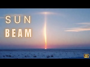 Sun Pillar | A Vertical Beam at Sunrise ☀️🗼 (4K)