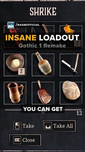 INSANE Full Gear in 1 HOUR! Gothic 1 Remake!😱⚔️