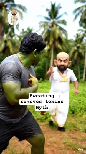 Does Sweating Really Remove Toxins? #indianmyths #MythBusting #HealthMyths #ScienceFacts #Shorts