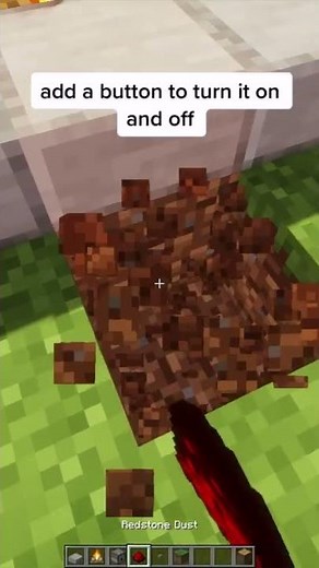 Minecraft: How to Build a on/off Campfire | #shorts