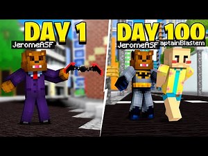 I Survived 100 Days As BATMAN In Minecraft (Here's What Happened)