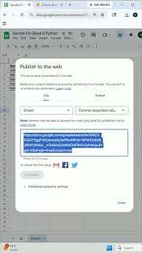 Python + Google Sheets Without API #coding #education #dataanalysis #dataanalysis #datascience