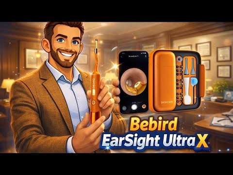 Bebird EarSight Ultra X - 4K video clarity, Smooth Video, 45° bendable snake-style soft tube p
