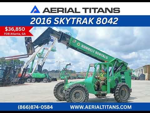 FOR SALE: 2016 SKYTRAK 8042 #skytrak #constructionequipment #telehandler