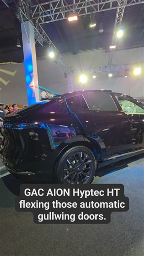 451 reactions · 27 shares | GAC AION’s Hyptec HT turning heads with its automatic gullwing doors at the 13th Philippine EV Summit! | Electric Car Guy | Facebook