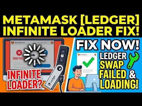 Fix MetaMask + Ledger Infinite Loading After Failed Swap (2026 Guide)