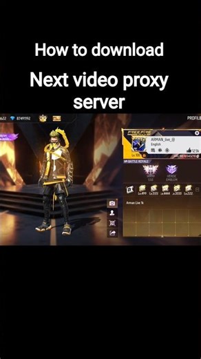 How to download Next video proxy server #trendingshorts @Arman Live