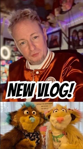 New Vlog! #puppetry #puppetshow #vlog #puppeteer #leethompsonpuppeteer