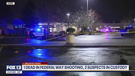 1 dead after shooting in Federal Way, WA, 2 suspects in custody
