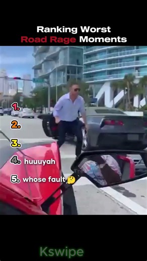 Ranking The Worst Road Rage Moments 😡 #roadrage #shorts