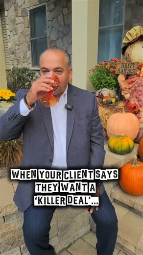 When your client says they want a "killer deal"👀🎃