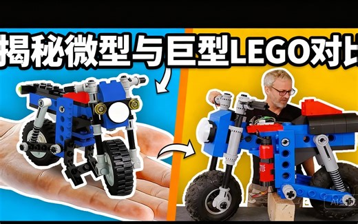 [中配]揭秘微型与巨型LEGO对比 - Minifigured
