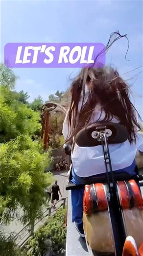 Pony Express 2nd Row Meta POV #shortsfeed #rollercoaster