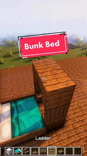 Build a Simple Bunk Bed in Minecraft